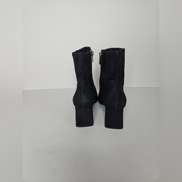 AGL Attilio Giusti Leombruni Black Sueded Leather Pointed Toe Boot 39.5 - Picture 2 of 13